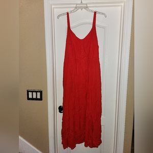 Torrid Red Eyelet Maxi Dress - Size 4 (26)
